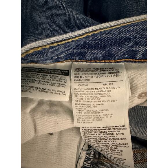 Levi's Mens 559 Denim Jeans 33x32 Strait Leg - Picture 5 of 6